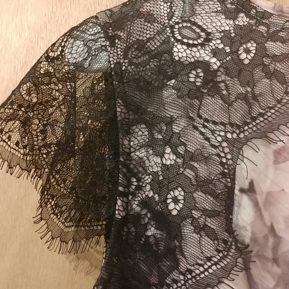 🌺Women "Lovelry" light pink and brown dress - Picture 3 of 4